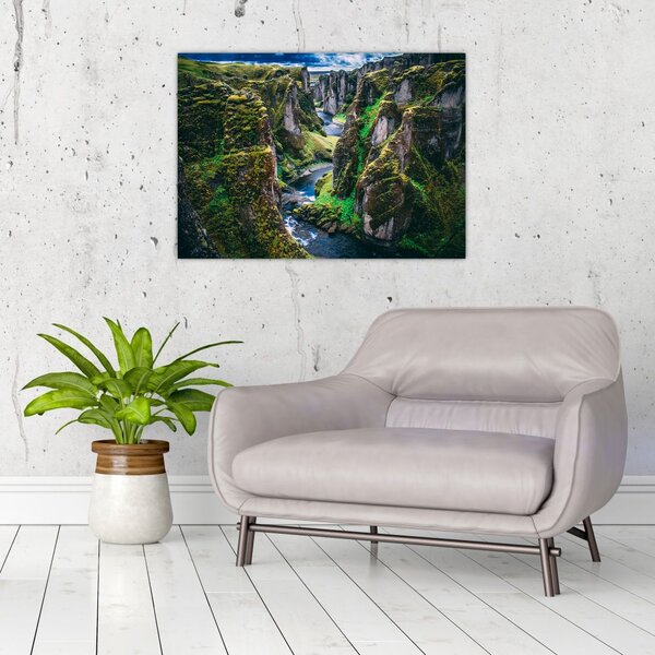 Slika - Rijeka u kamenoj dolini (70x50 cm)