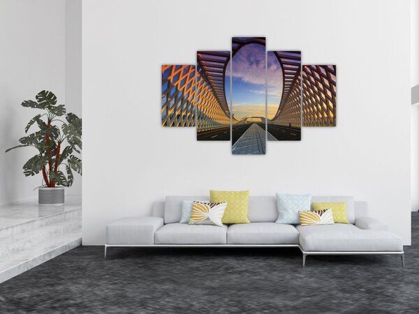 Slika moderne arhitekture mosta (150x105 cm)