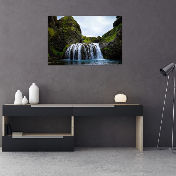 Slika litice sa slapom (90x60 cm)