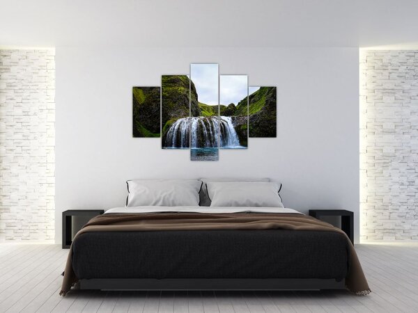Slika litice sa slapom (150x105 cm)