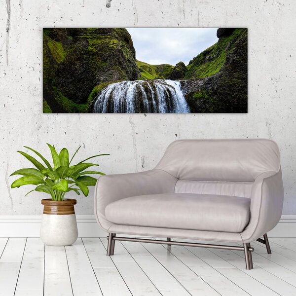 Slika litice sa slapom (120x50 cm)