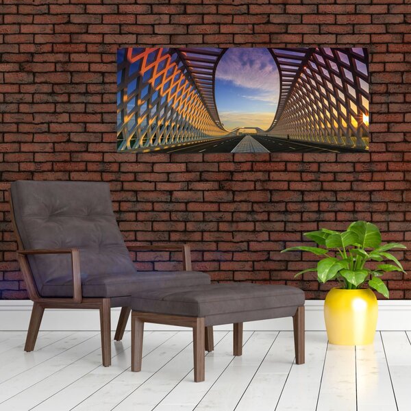 Slika moderne arhitekture mosta (120x50 cm)