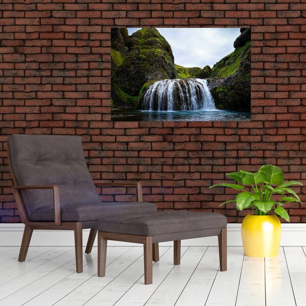 Slika litice sa slapom (90x60 cm)