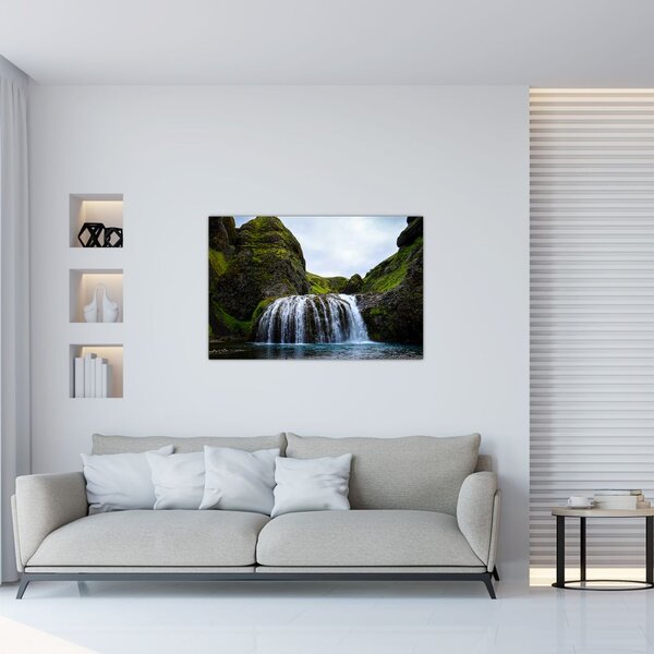 Slika litice sa slapom (90x60 cm)