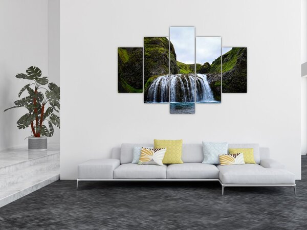 Slika litice sa slapom (150x105 cm)