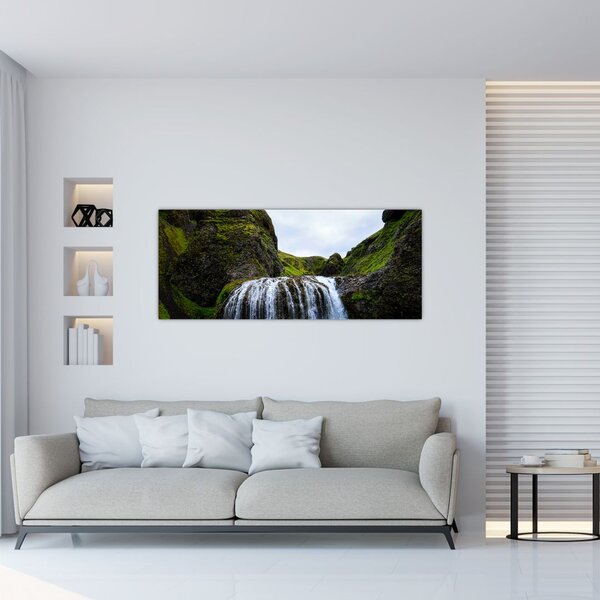 Slika litice sa slapom (120x50 cm)