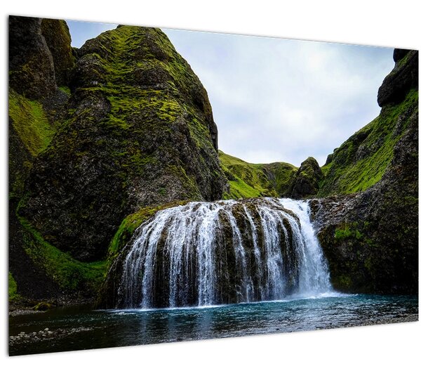 Slika litice sa slapom (90x60 cm)