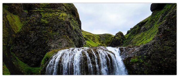 Slika litice sa slapom (120x50 cm)