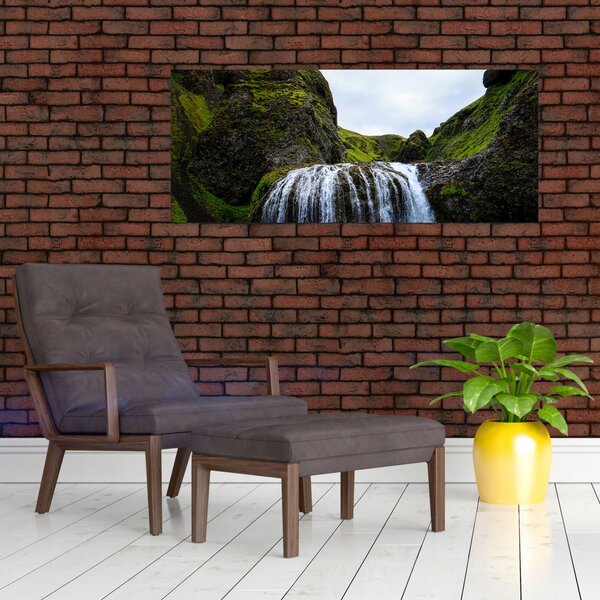 Slika litice sa slapom (120x50 cm)