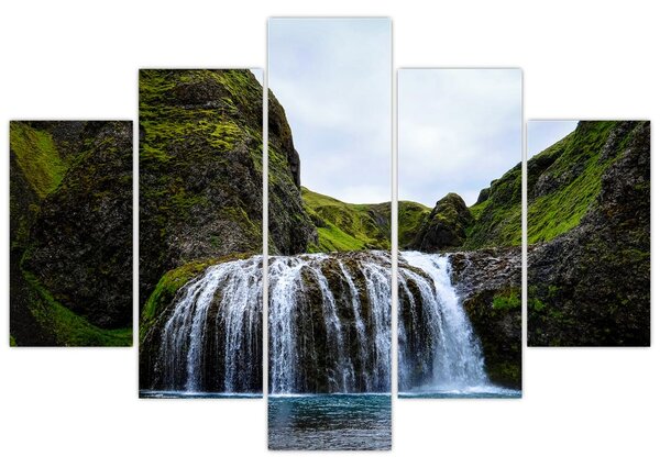 Slika litice sa slapom (150x105 cm)