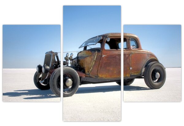Slika automobila u pustinji (90x60 cm)