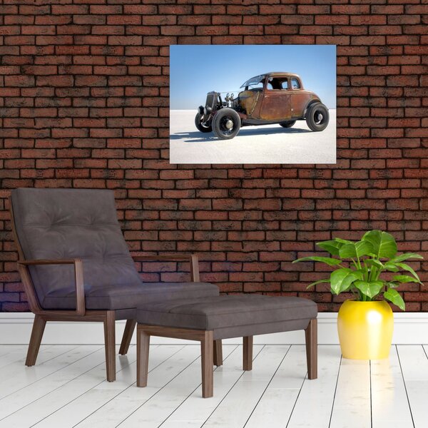 Slika automobila u pustinji (70x50 cm)