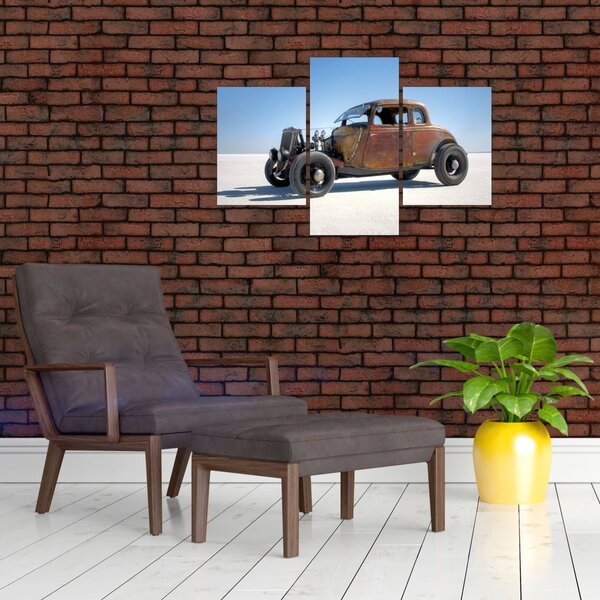 Slika automobila u pustinji (90x60 cm)