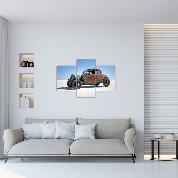 Slika automobila u pustinji (90x60 cm)