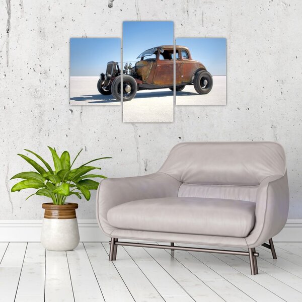 Slika automobila u pustinji (90x60 cm)