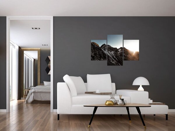 Slika stjenovitog planinskog lanca (90x60 cm)