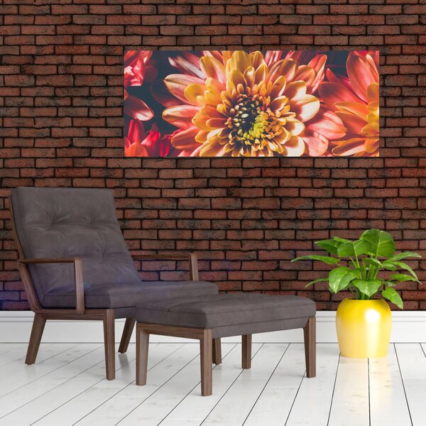 Slika - Krizanteme (120x50 cm)