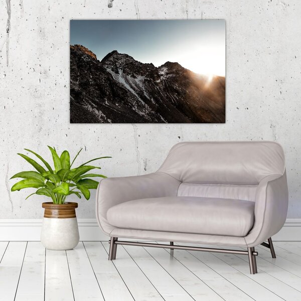 Slika stjenovitog planinskog lanca (90x60 cm)