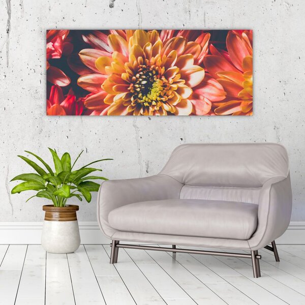 Slika - Krizanteme (120x50 cm)