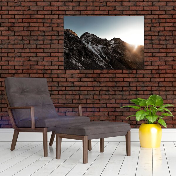 Slika stjenovitog planinskog lanca (90x60 cm)
