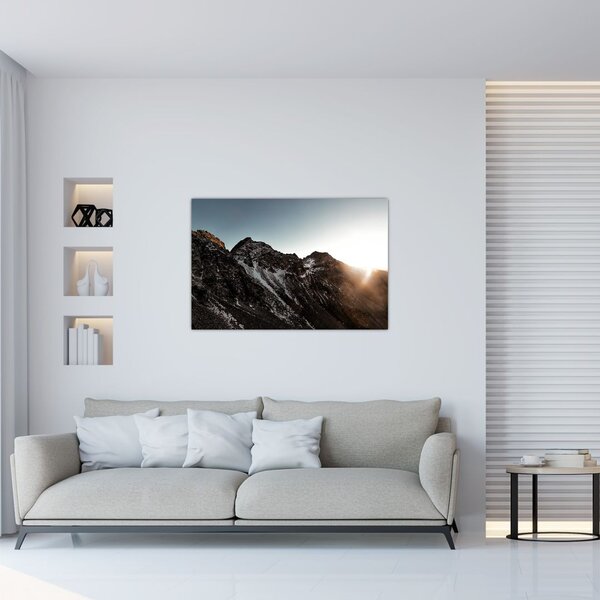 Slika stjenovitog planinskog lanca (90x60 cm)
