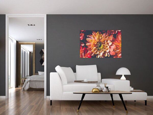 Slika - Krizanteme (90x60 cm)