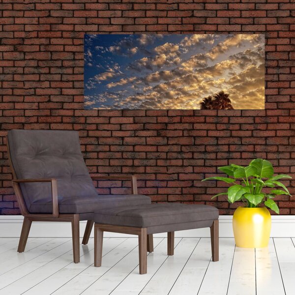 Slika - Palme među oblacima (120x50 cm)
