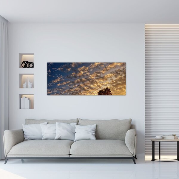 Slika - Palme među oblacima (120x50 cm)