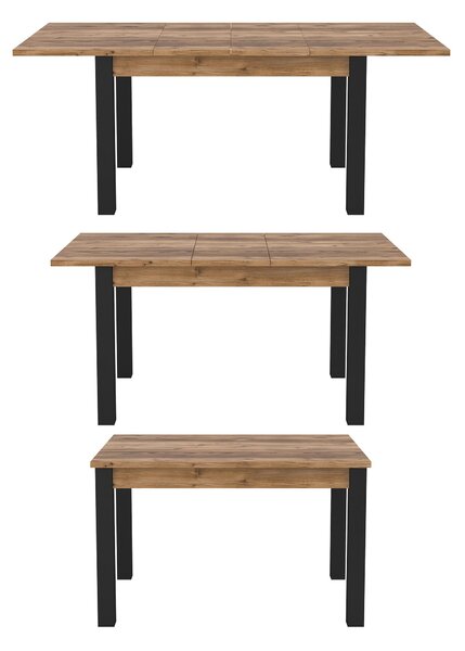 Stol na razvlačenje 130-175 cm Oralee 92 (crna)