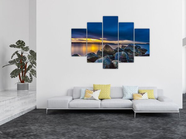 Slika - Oblaci nad vodom (150x105 cm)