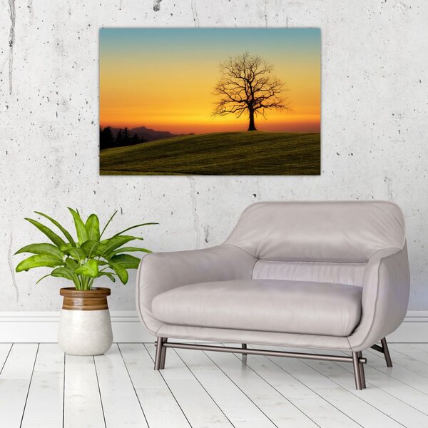 Slika stabla u polju (90x60 cm)