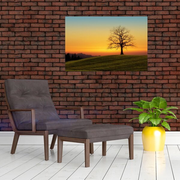 Slika stabla u polju (90x60 cm)