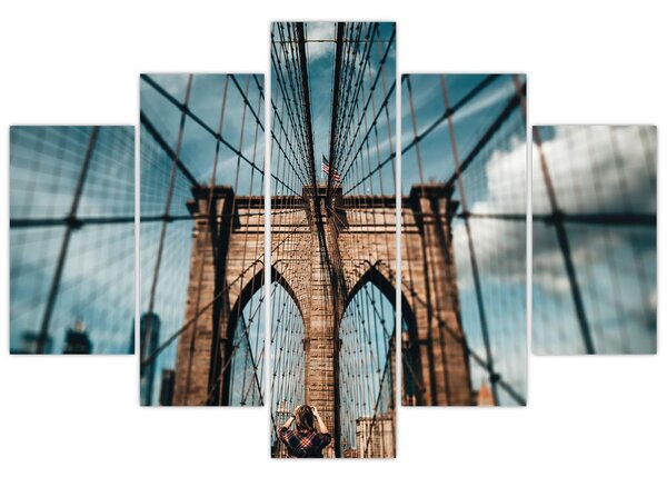 Slika - Brooklyn Bridge (150x105 cm)