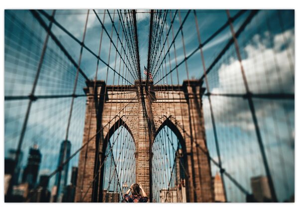 Slika - Brooklyn Bridge (90x60 cm)