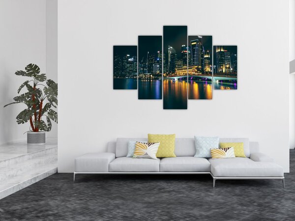 Slika noćnog Singapura (150x105 cm)