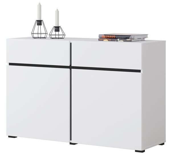 Komoda Crossroad W45 (crna + bijela)