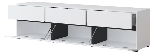 TV stolić/ormarić Crossroad W41 (crna + bijela)