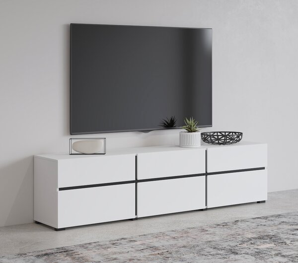 TV stolić/ormarić Crossroad W41 (crna + bijela)