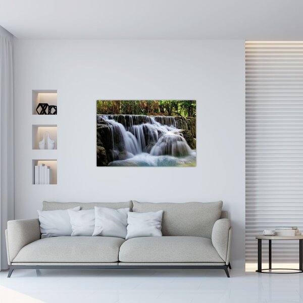 Slika vodopada u džungli (90x60 cm)