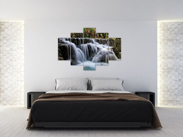 Slika vodopada u džungli (150x105 cm)