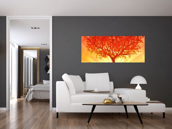 Slika - Drvo obasjano suncem (120x50 cm)