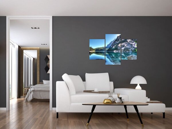 Slika planinskog jezera (90x60 cm)