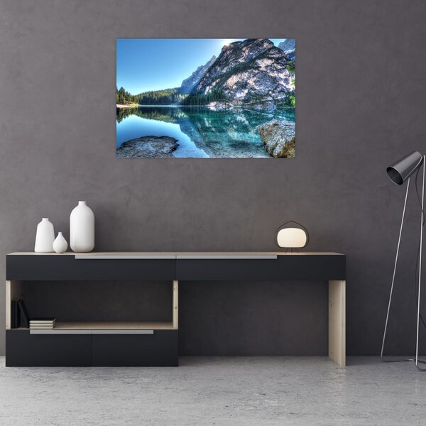 Slika planinskog jezera (90x60 cm)