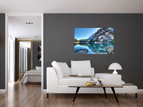Slika planinskog jezera (90x60 cm)