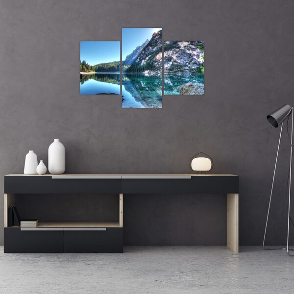 Slika planinskog jezera (90x60 cm)