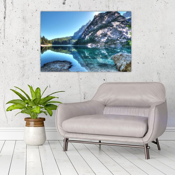 Slika planinskog jezera (90x60 cm)