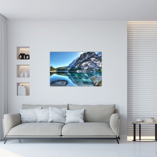 Slika planinskog jezera (90x60 cm)