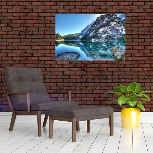 Slika planinskog jezera (90x60 cm)