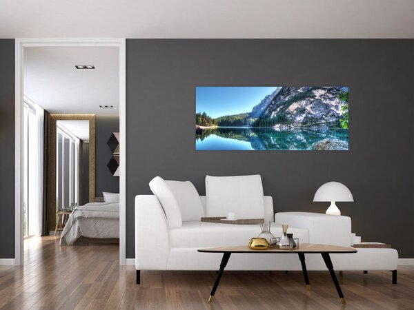 Slika planinskog jezera (120x50 cm)