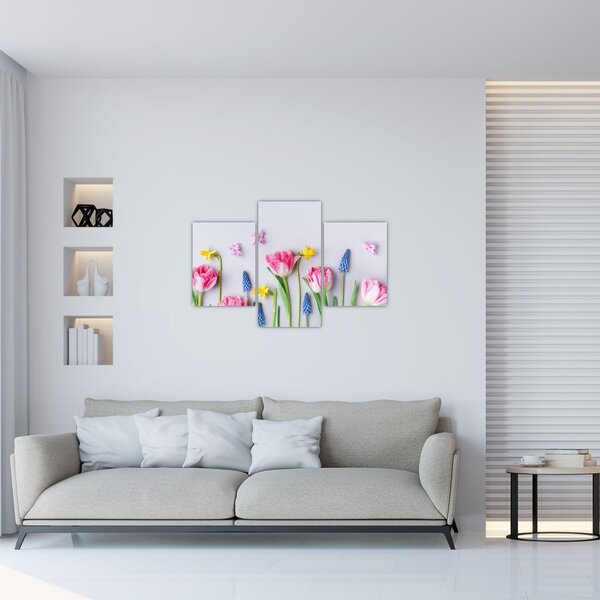 Slika proljetnog cvijeća (90x60 cm)